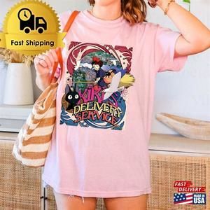 Kikis Delivery Service Jiji T-Shirt Studio Ghibli